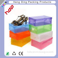 custom design printed clear plastic pvc shoe box for sale                        
                                                Quality Choice